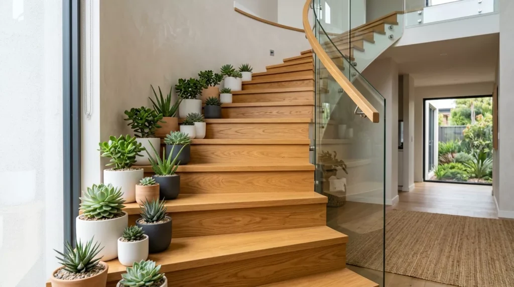 Indoor Staircase Gardens