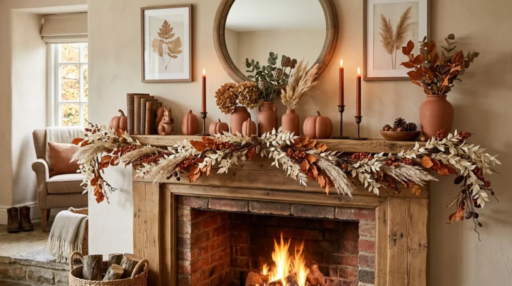 Fall Mantle Decor
