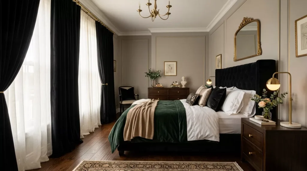 Dark Feminine Bedroom