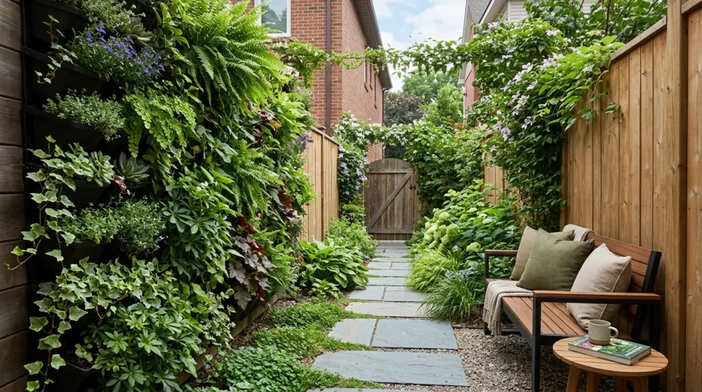 Narrow Garden Design