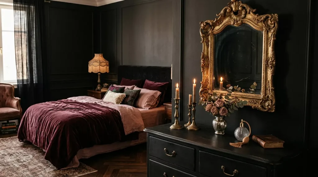 Dark Feminine Bedroom
