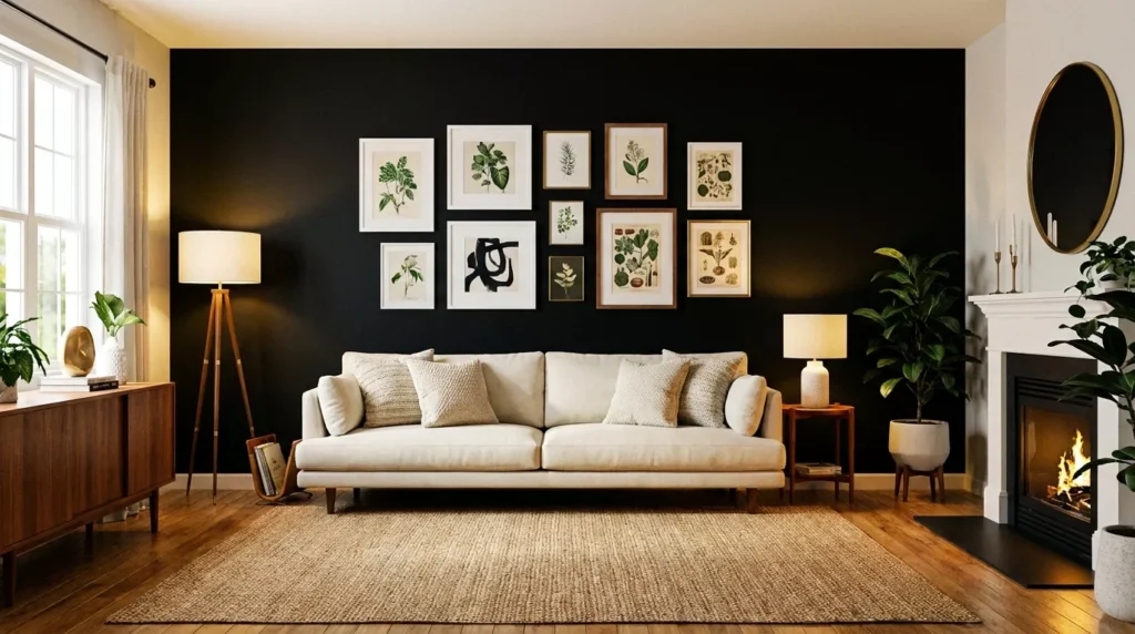 Black Accent Wall