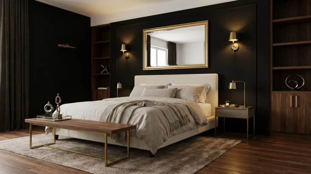 Black Accent Wall