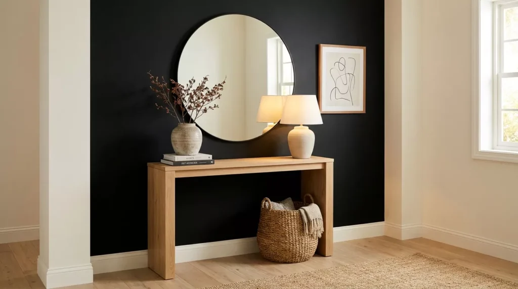 Black Accent Wall