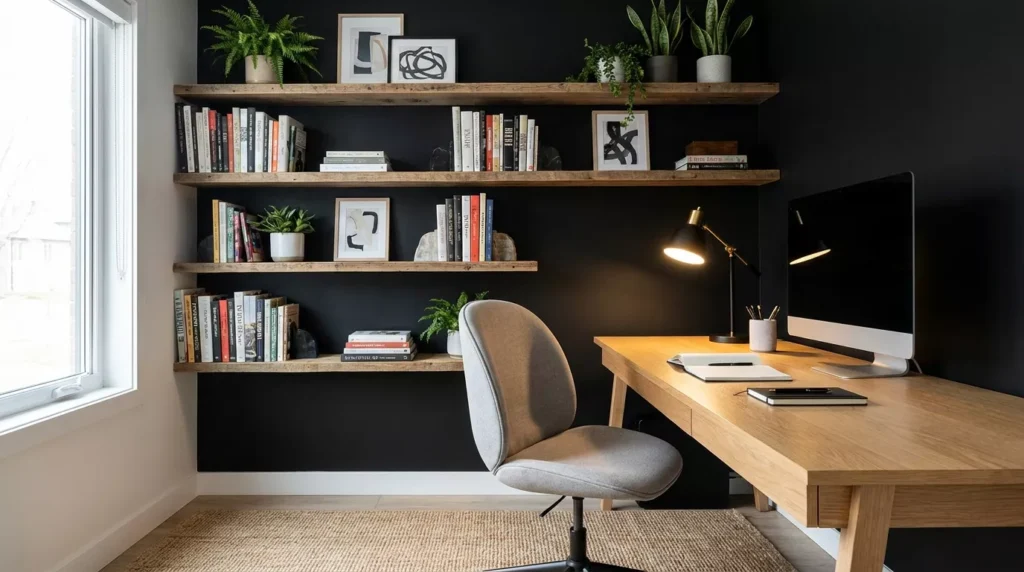 Black Accent Wall